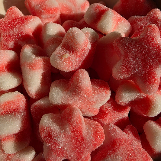 Fizzy Pink & White Stars