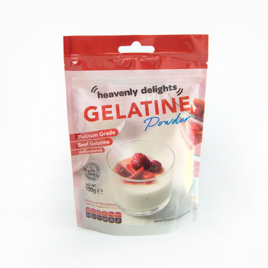 Heavenly Delights Gelatin ca 100g pakke