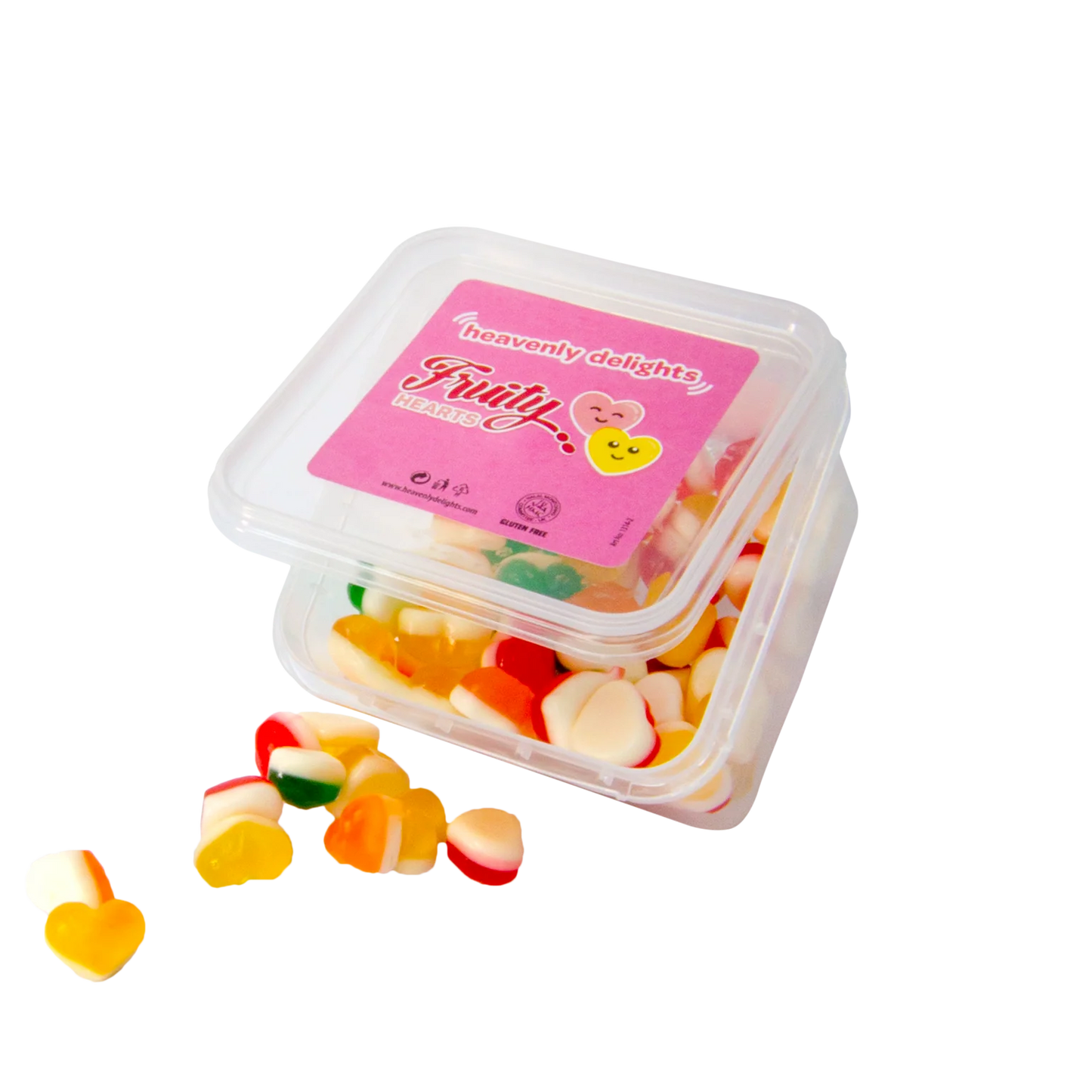 Fruity Hearts 140g Tub